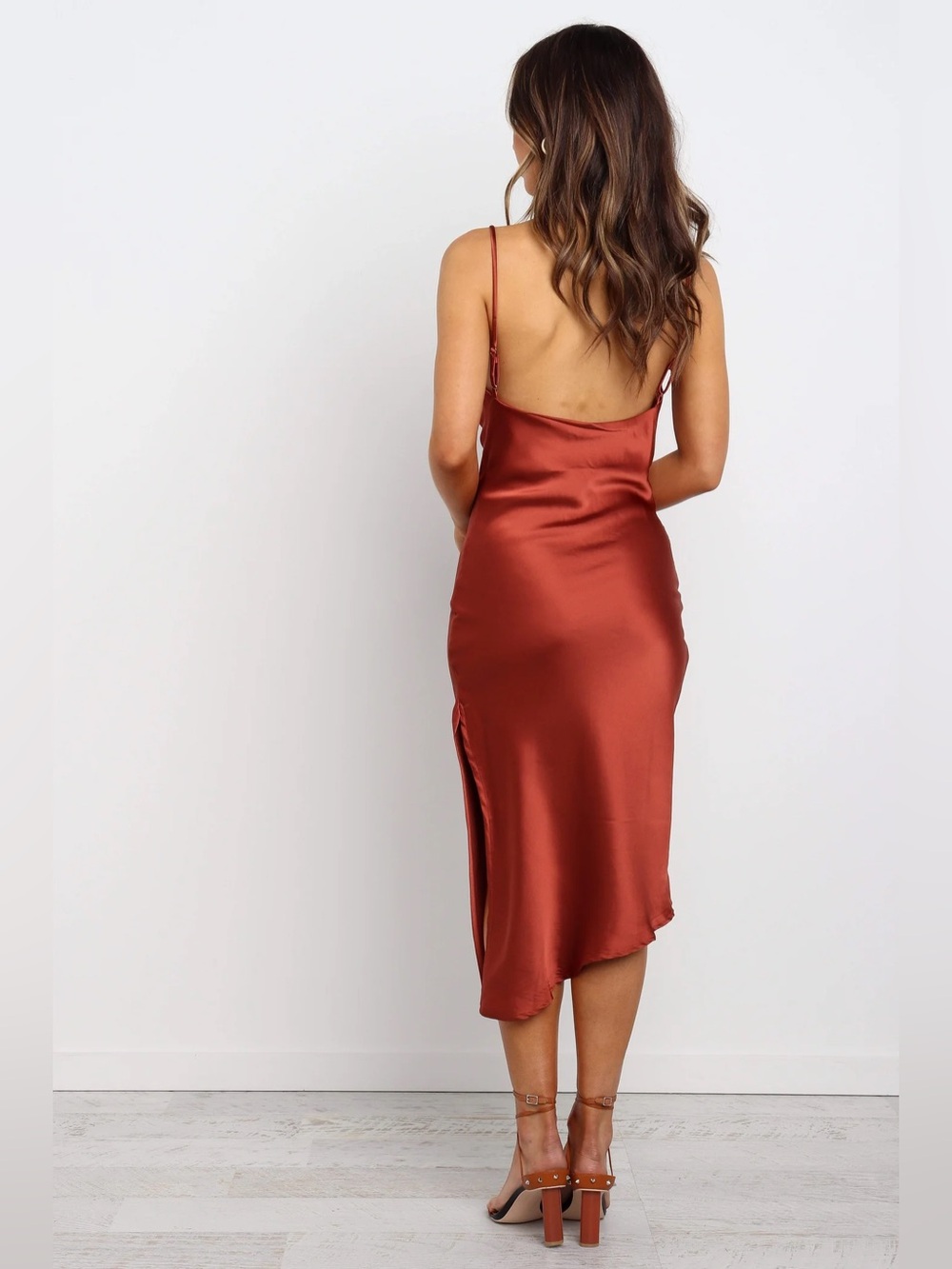 Petal and Pup Cyprus Dress in Rust Size 8 - Picture 3 of 11